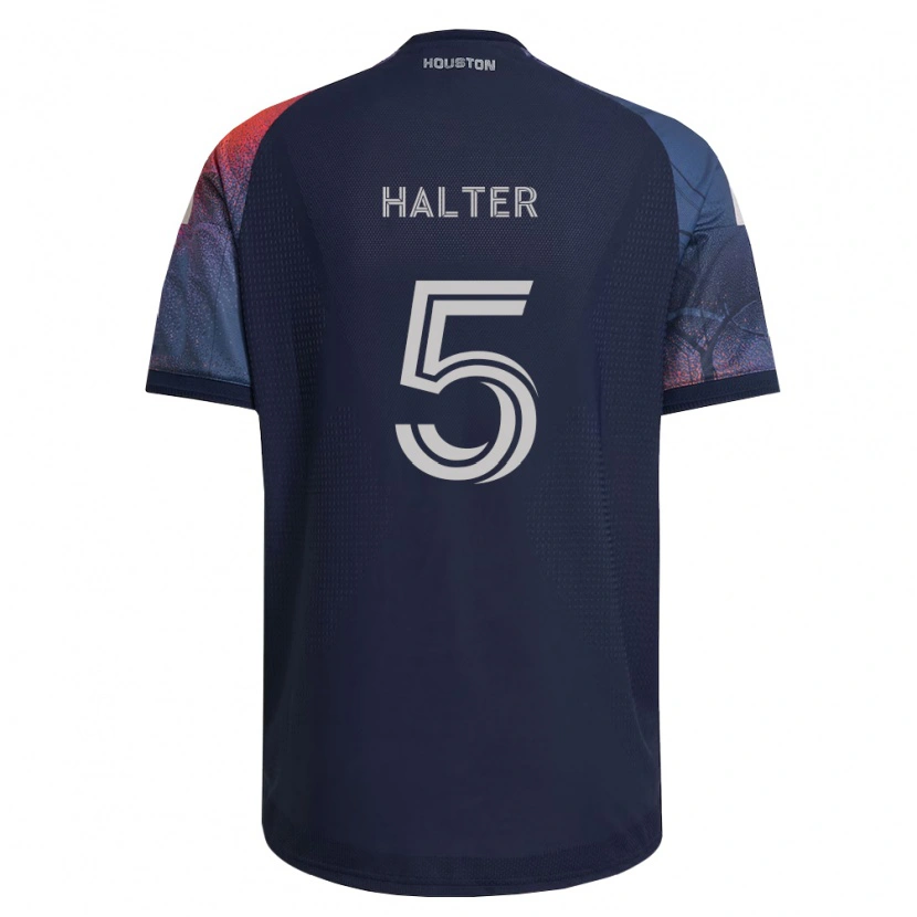 Danxen Dámské Lucas Halter #5 Tmavě Modrá Bílá Oranžová Daleko Hráčské Dresy 2026/27 Dres