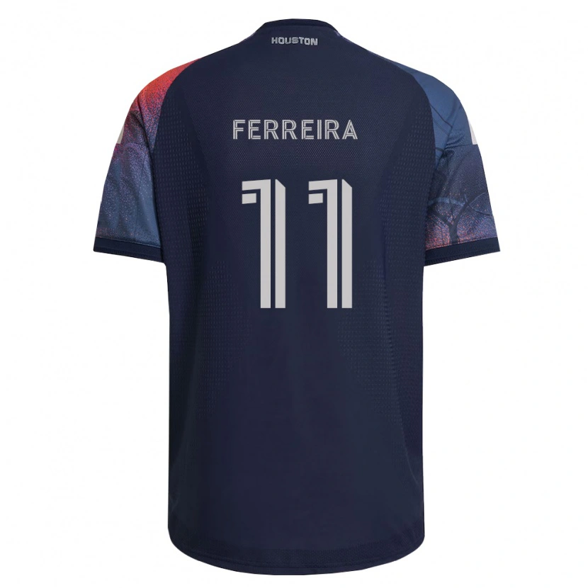 Danxen Dámské Sebastián Ferreira #11 Tmavě Modrá Bílá Oranžová Daleko Hráčské Dresy 2026/27 Dres