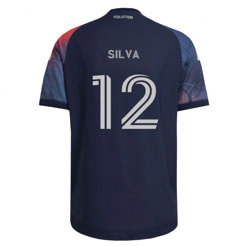 Danxen Dámské Vinicius Silva #12 Tmavě Modrá Bílá Oranžová Daleko Hráčské Dresy 2026/27 Dres