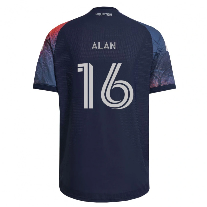 Danxen Dámské Alan Aparecido Martins Ferreira #16 Tmavě Modrá Bílá Oranžová Daleko Hráčské Dresy 2026/27 Dres