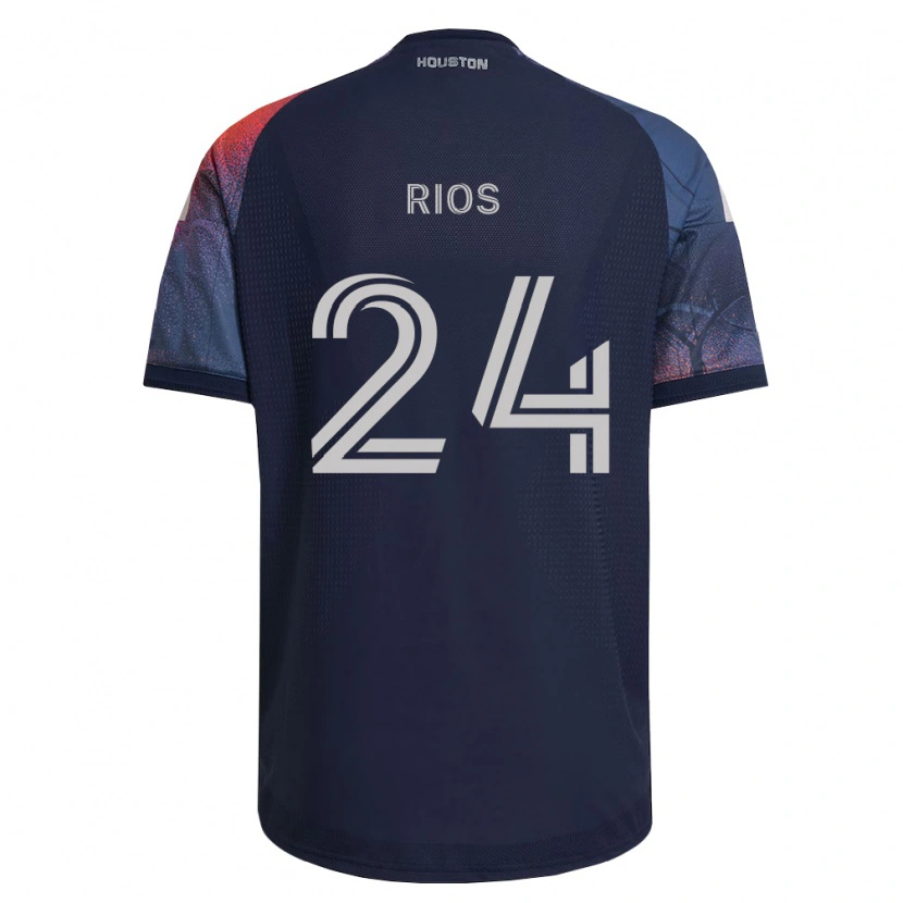 Danxen Dámské Paolo Ríos #24 Tmavě Modrá Bílá Oranžová Daleko Hráčské Dresy 2026/27 Dres