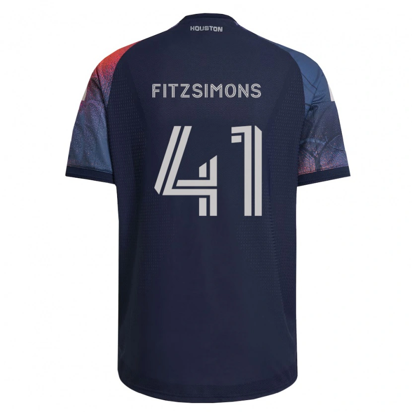 Danxen Dámské Brogan Fitzsimons #41 Tmavě Modrá Bílá Oranžová Daleko Hráčské Dresy 2026/27 Dres