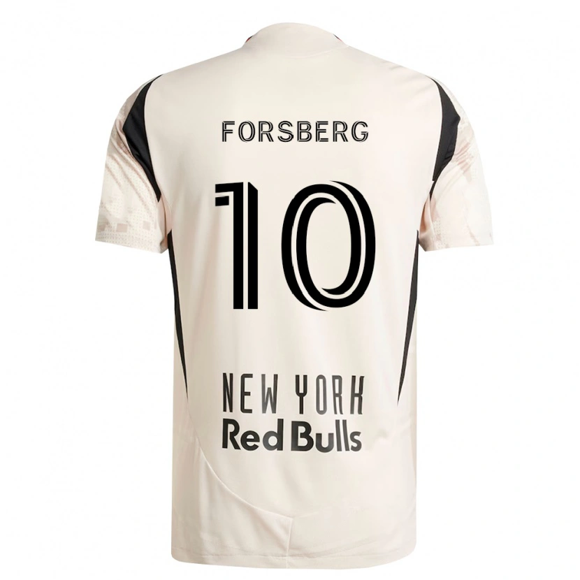 Danxen Dámské Emil Forsberg #10 Off-White Červená Černá Daleko Hráčské Dresy 2026/27 Dres