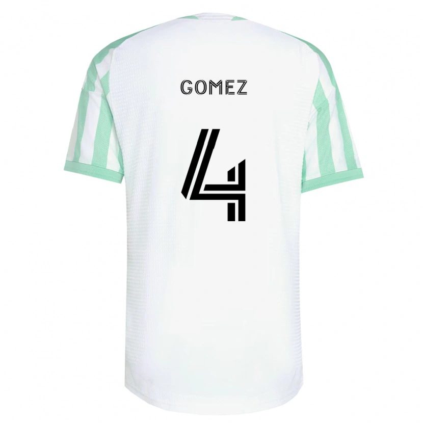 Danxen Dámské Antonio Gomez #4 Světle Zelená Černá Bílá Daleko Hráčské Dresy 2026/27 Dres