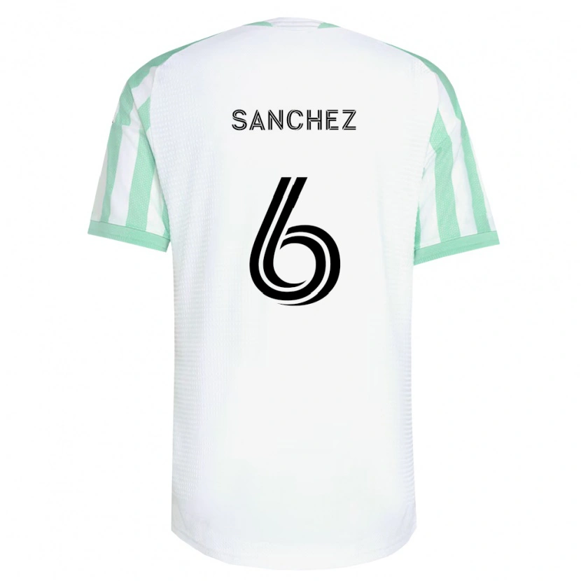 Danxen Dámské Ilie Sánchez #6 Světle Zelená Černá Bílá Daleko Hráčské Dresy 2026/27 Dres