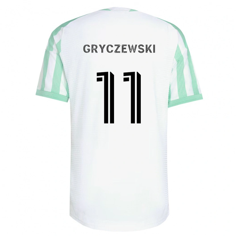 Danxen Dámské Patrick Gryczewski #11 Světle Zelená Černá Bílá Daleko Hráčské Dresy 2026/27 Dres