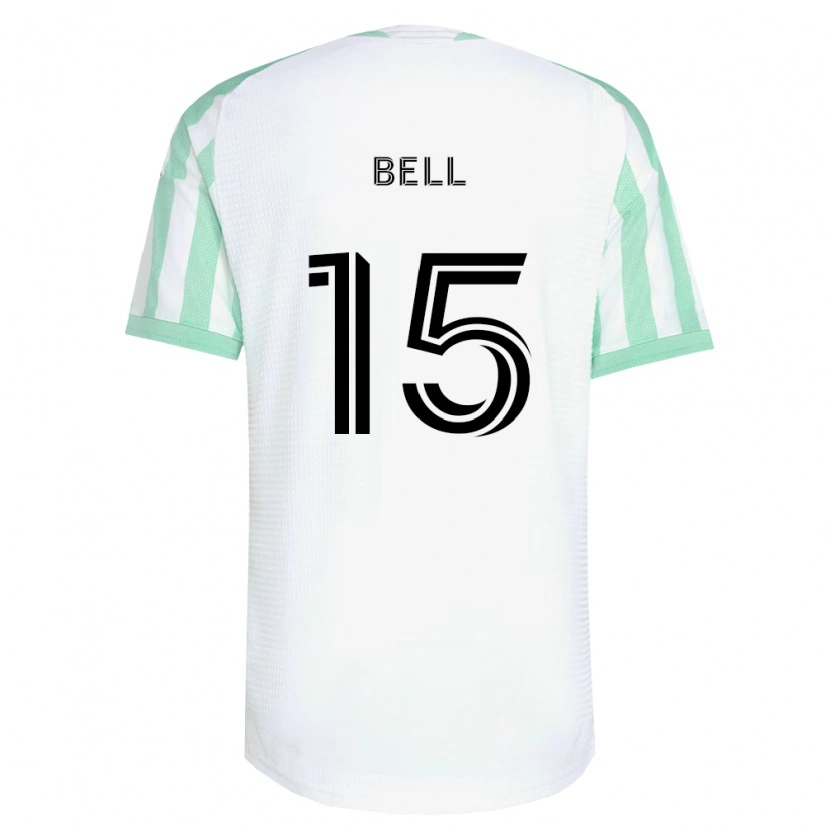 Danxen Dámské Jon Bell #15 Světle Zelená Černá Bílá Daleko Hráčské Dresy 2026/27 Dres