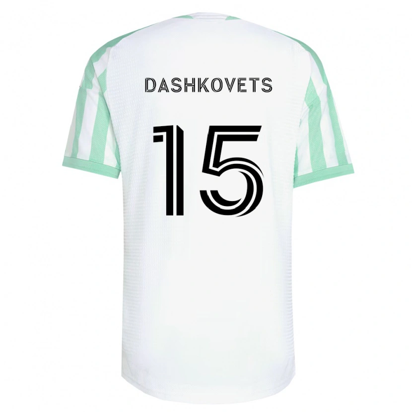 Danxen Dámské Artem Dashkovets #15 Světle Zelená Černá Bílá Daleko Hráčské Dresy 2026/27 Dres