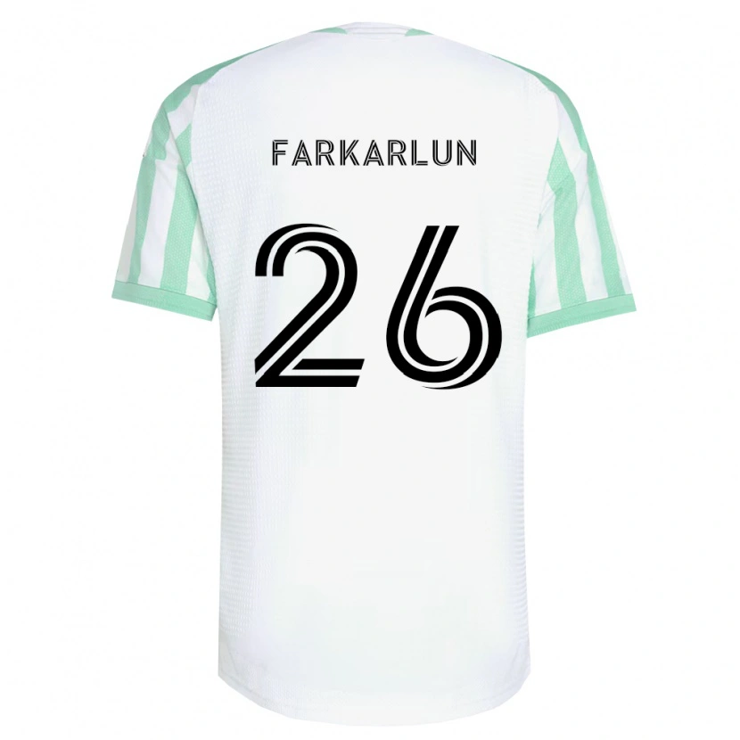 Danxen Dámské Jimmy Farkarlun #26 Světle Zelená Černá Bílá Daleko Hráčské Dresy 2026/27 Dres