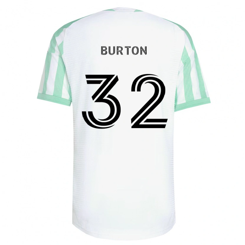 Danxen Dámské Micah Burton #32 Světle Zelená Černá Bílá Daleko Hráčské Dresy 2026/27 Dres