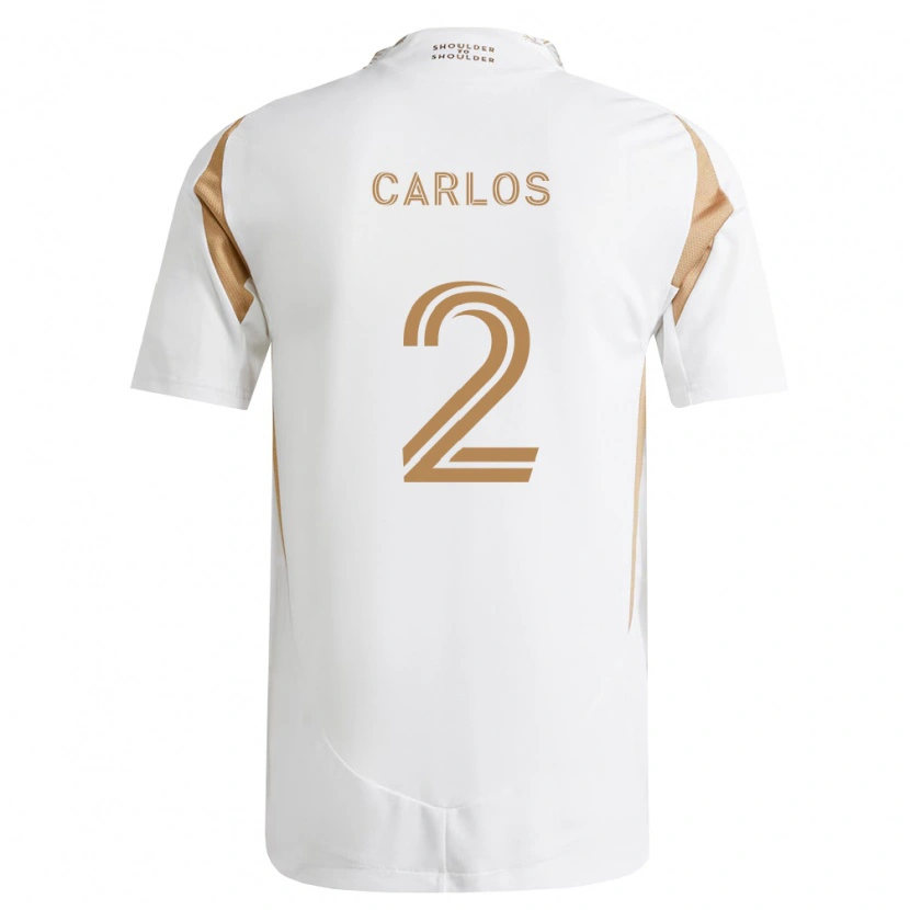 Danxen Dámské Aidan Carlos #2 Bílá Hnědá Daleko Hráčské Dresy 2026/27 Dres