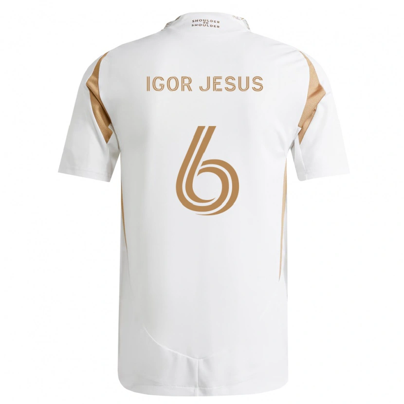 Danxen Dámské Igor Jesus #6 Bílá Hnědá Daleko Hráčské Dresy 2026/27 Dres