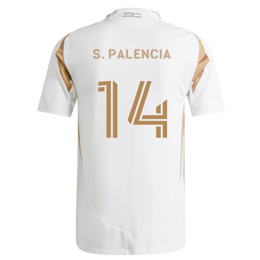Danxen Dámské Sergi Palencia #14 Bílá Hnědá Daleko Hráčské Dresy 2026/27 Dres