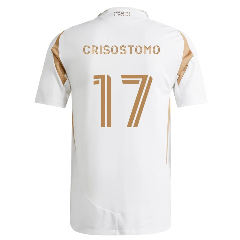 Danxen Dámské Danny Crisostomo #17 Bílá Hnědá Daleko Hráčské Dresy 2026/27 Dres
