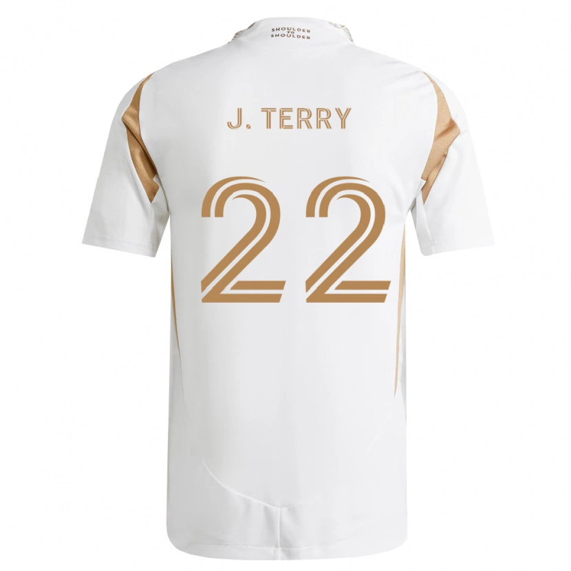 Danxen Dámské Jude Terry #22 Bílá Hnědá Daleko Hráčské Dresy 2026/27 Dres
