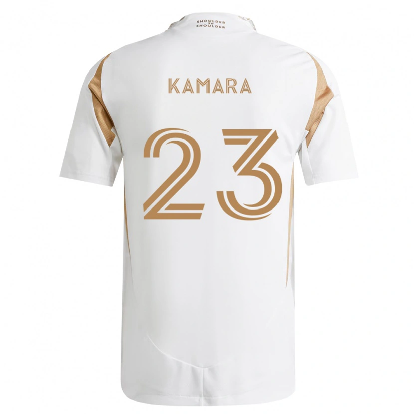 Danxen Dámské Kei Kamara #23 Bílá Hnědá Daleko Hráčské Dresy 2026/27 Dres