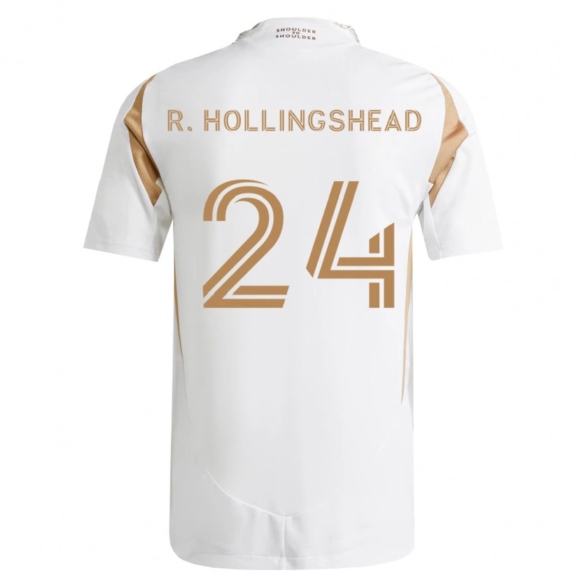 Danxen Dámské Ryan Hollingshead #24 Bílá Hnědá Daleko Hráčské Dresy 2026/27 Dres