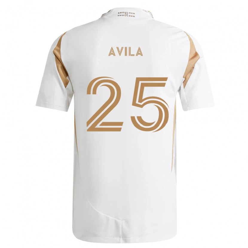 Danxen Dámské Armando Avila #25 Bílá Hnědá Daleko Hráčské Dresy 2026/27 Dres
