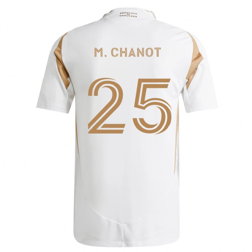 Danxen Dámské Maxime Chanot #25 Bílá Hnědá Daleko Hráčské Dresy 2026/27 Dres