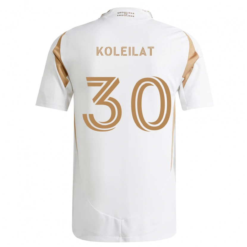 Danxen Dámské Jassem Koleilat #30 Bílá Hnědá Daleko Hráčské Dresy 2026/27 Dres
