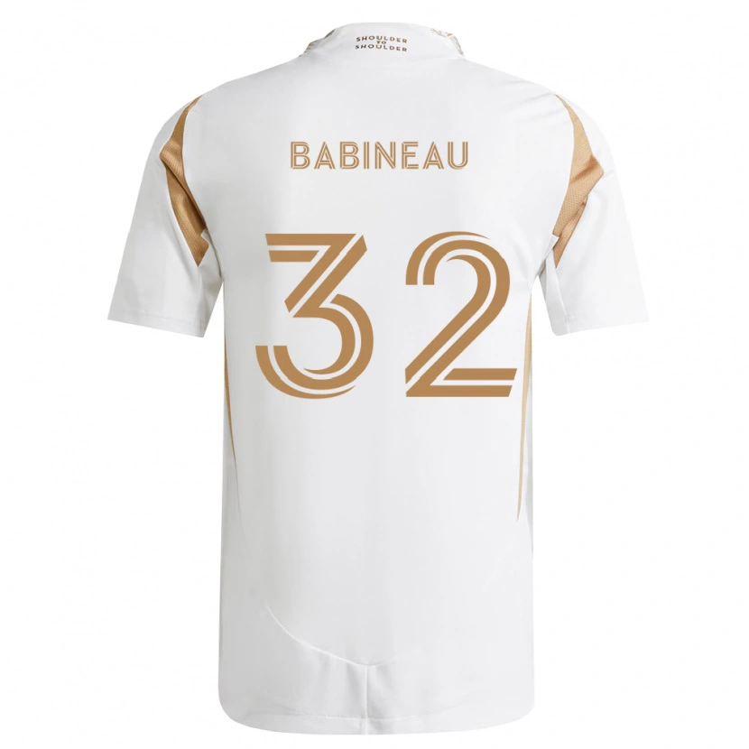 Danxen Dámské Travis Babineau #32 Bílá Hnědá Daleko Hráčské Dresy 2026/27 Dres