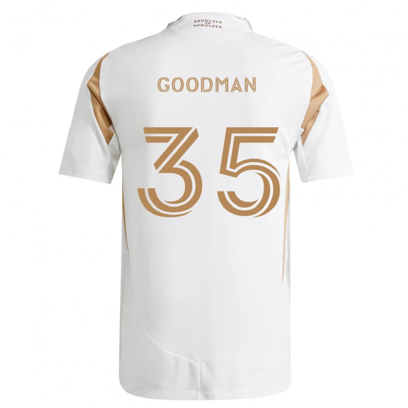 Danxen Dámské Luke Goodman #35 Bílá Hnědá Daleko Hráčské Dresy 2026/27 Dres