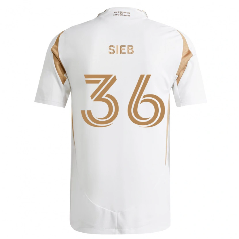 Danxen Dámské Armindo Sieb #36 Bílá Hnědá Daleko Hráčské Dresy 2026/27 Dres
