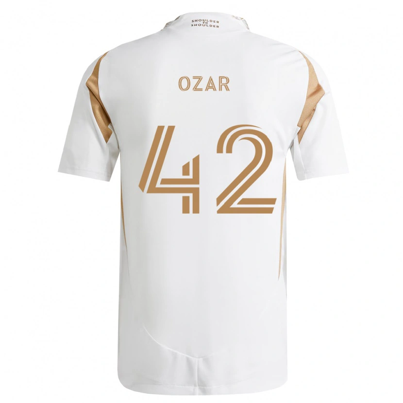 Danxen Dámské Miles Ozar #42 Bílá Hnědá Daleko Hráčské Dresy 2026/27 Dres