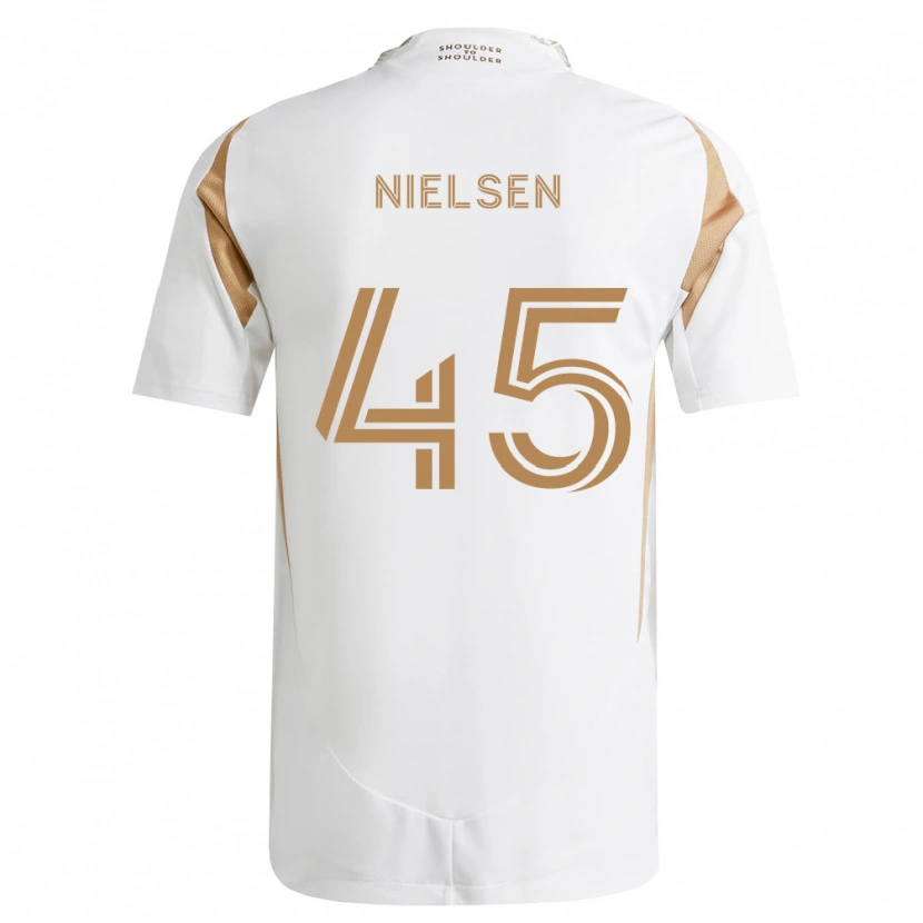 Danxen Dámské Kenny Nielsen #45 Bílá Hnědá Daleko Hráčské Dresy 2026/27 Dres