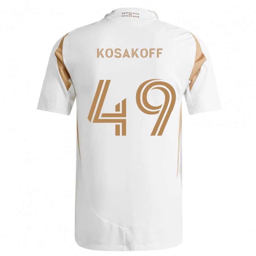 Danxen Dámské Charlie Kosakoff #49 Bílá Hnědá Daleko Hráčské Dresy 2026/27 Dres