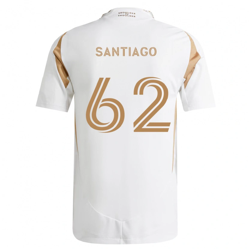 Danxen Dámské Joshua Santiago #62 Bílá Hnědá Daleko Hráčské Dresy 2026/27 Dres