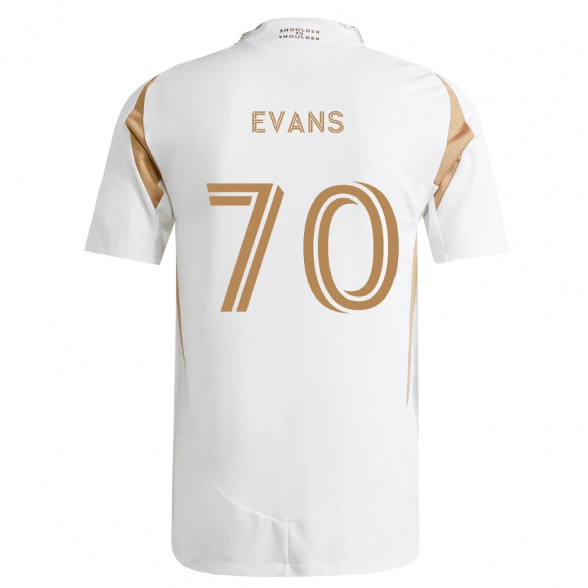 Danxen Dámské Matthew Evans #70 Bílá Hnědá Daleko Hráčské Dresy 2026/27 Dres