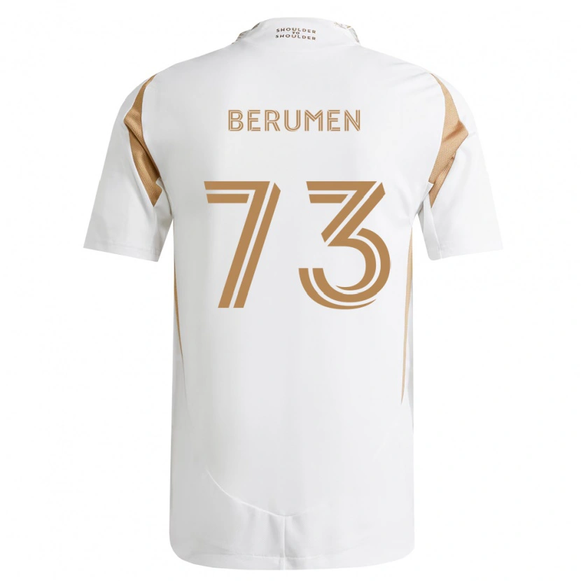 Danxen Dámské Eddy Berumen #73 Bílá Hnědá Daleko Hráčské Dresy 2026/27 Dres