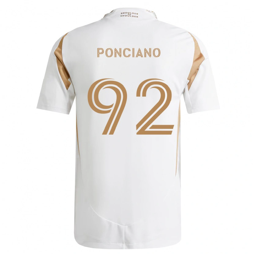 Danxen Dámské Emir Ponciano #92 Bílá Hnědá Daleko Hráčské Dresy 2026/27 Dres