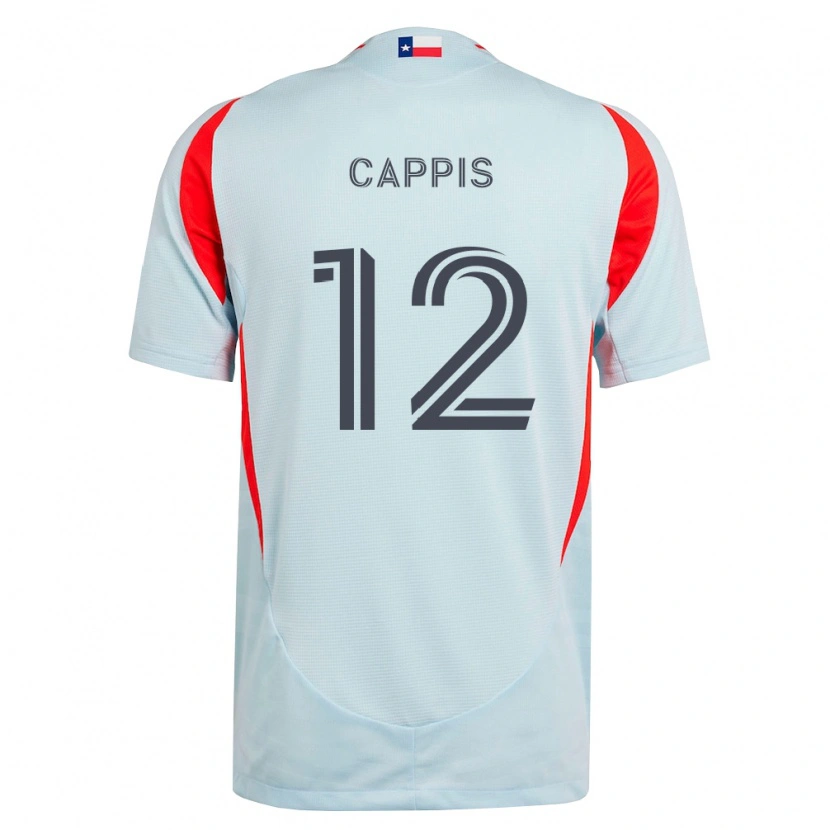 Danxen Dámské Christian Cappis #12 Tmavě Šedá Bílá Červená Daleko Hráčské Dresy 2026/27 Dres