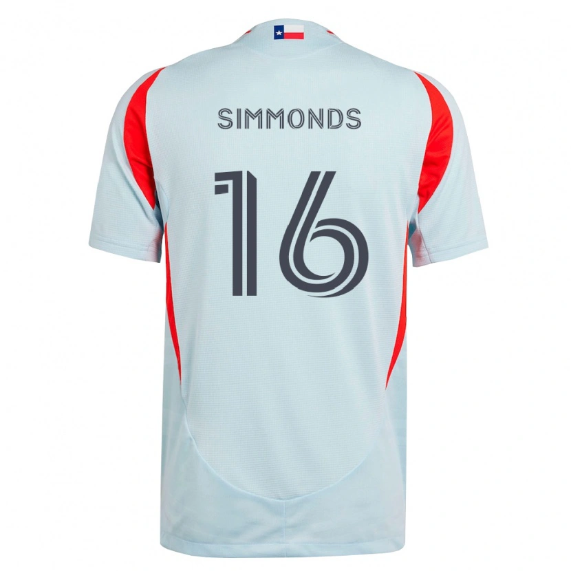 Danxen Dámské Nicholas Simmonds #16 Tmavě Šedá Bílá Červená Daleko Hráčské Dresy 2026/27 Dres