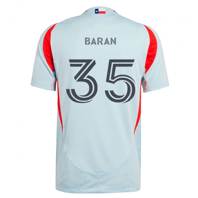 Danxen Dámské Daniel Baran #35 Tmavě Šedá Bílá Červená Daleko Hráčské Dresy 2026/27 Dres