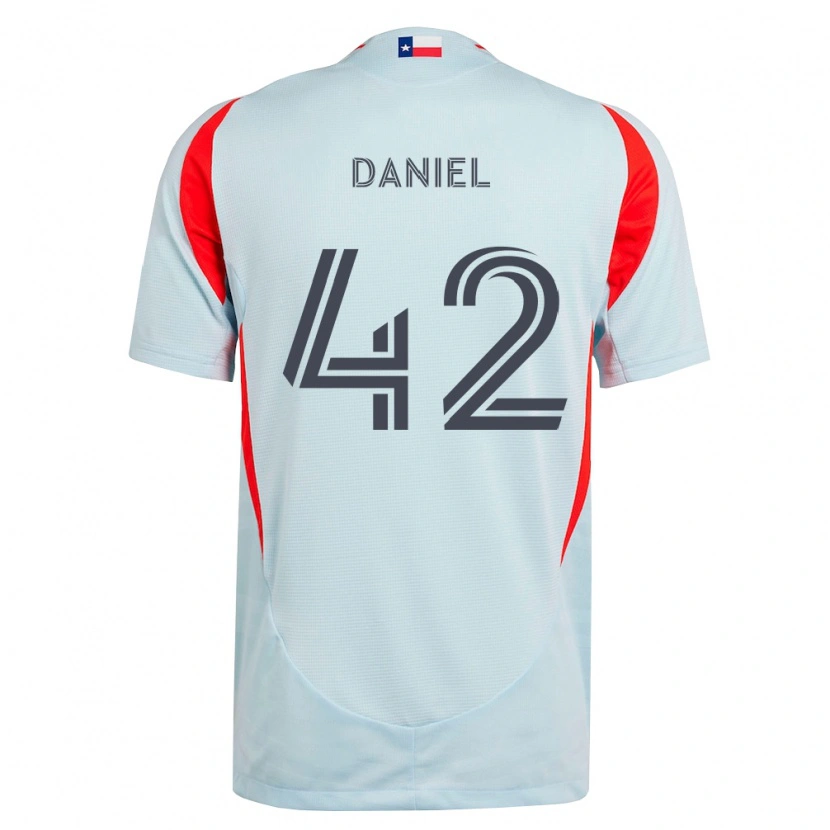 Danxen Dámské Daniel De Sousa Britto #42 Tmavě Šedá Bílá Červená Daleko Hráčské Dresy 2026/27 Dres