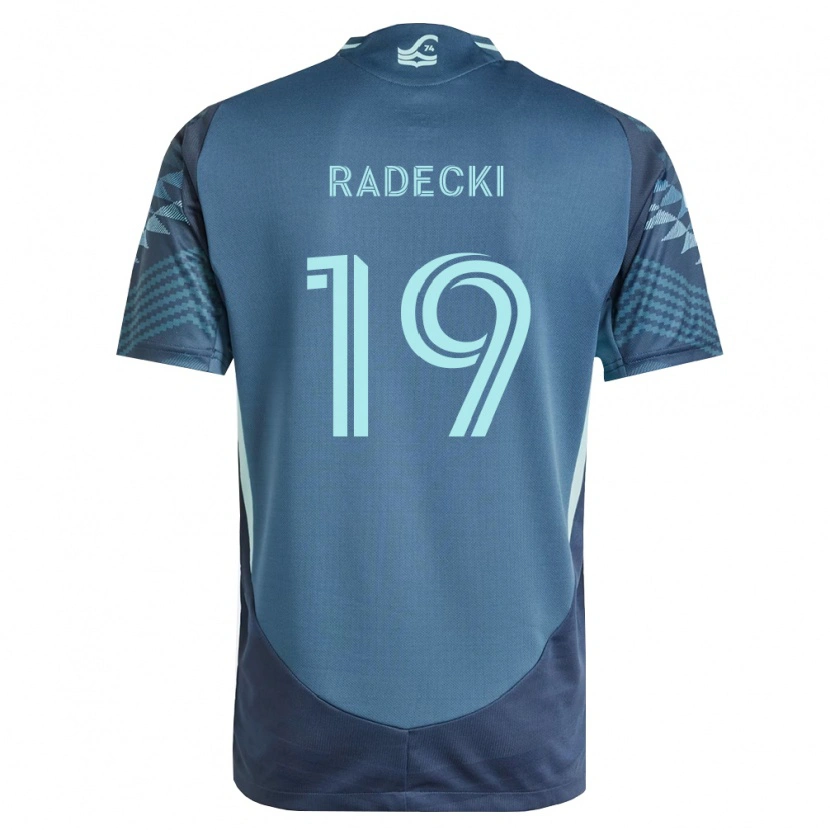 Danxen Dámské Taylor Radecki #19 Tmavě Modrá Zelená Daleko Hráčské Dresy 2026/27 Dres