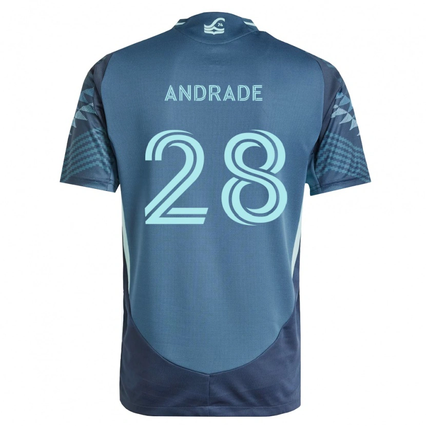 Danxen Dámské Yeimar Gómez Andrade #28 Tmavě Modrá Zelená Daleko Hráčské Dresy 2026/27 Dres
