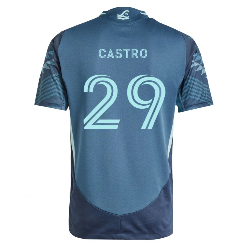 Danxen Dámské Jacob Castro #29 Tmavě Modrá Zelená Daleko Hráčské Dresy 2026/27 Dres
