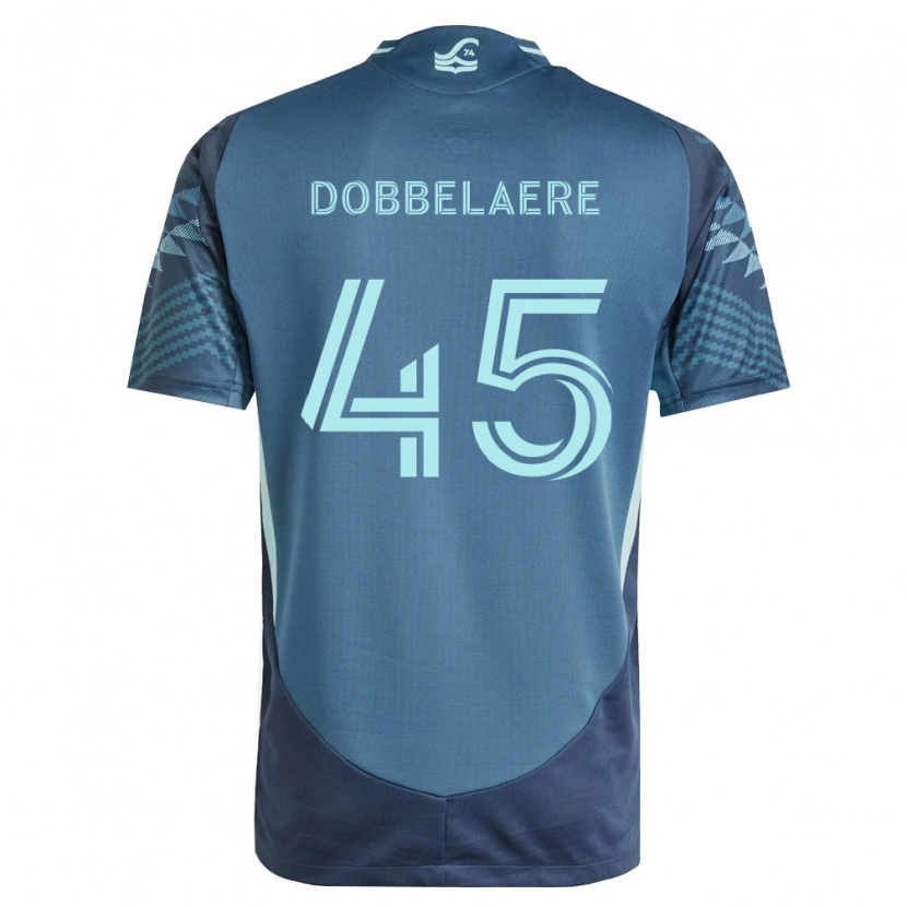 Danxen Dámské Ethan Dobbelaere #45 Tmavě Modrá Zelená Daleko Hráčské Dresy 2026/27 Dres