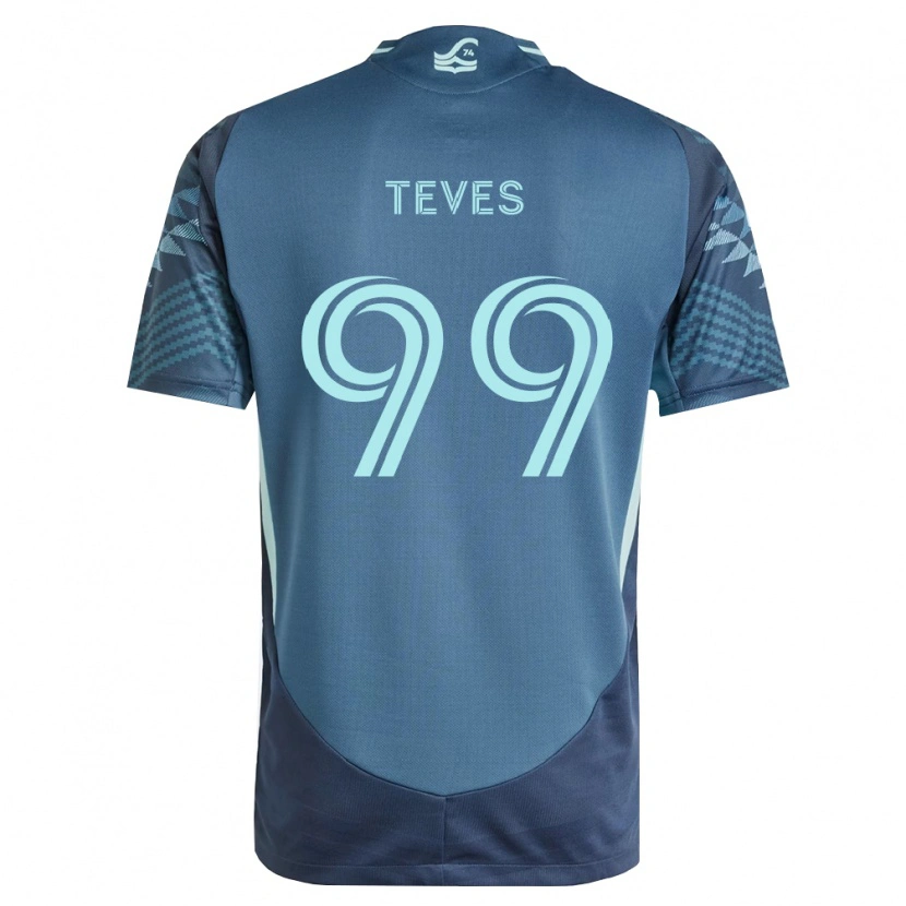 Danxen Dámské Dylan Teves #99 Tmavě Modrá Zelená Daleko Hráčské Dresy 2026/27 Dres