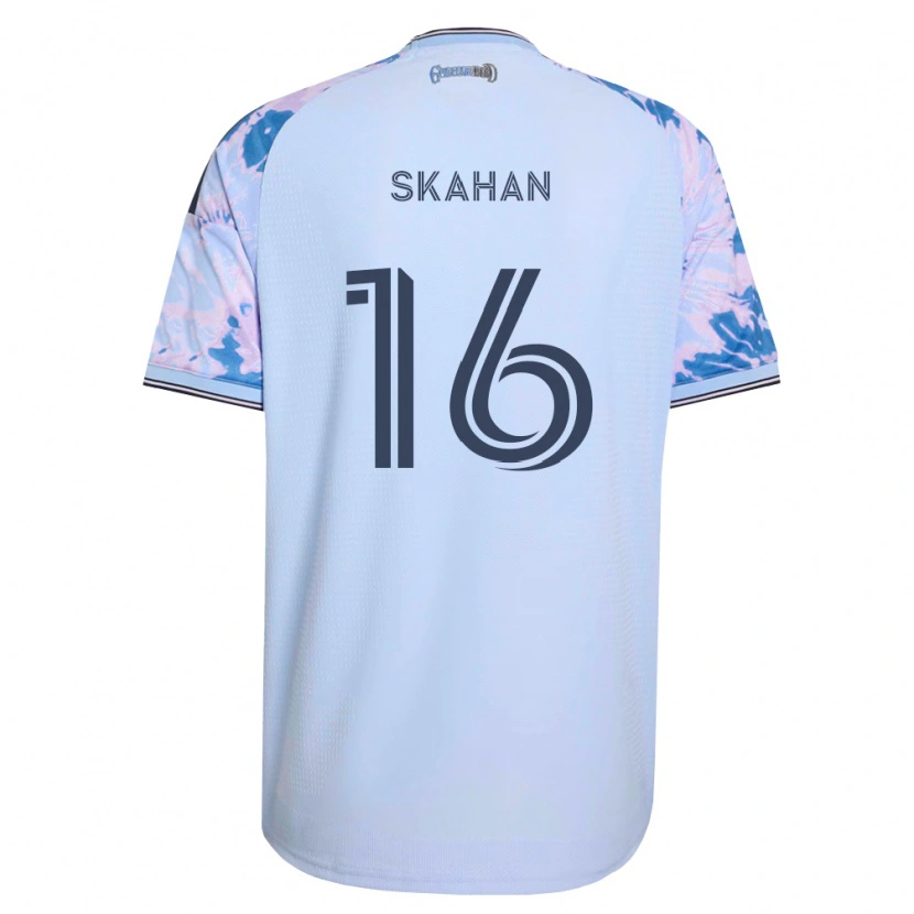 Danxen Dámské Jack Skahan #16 Královsky Modrá Bílá Černá Daleko Hráčské Dresy 2026/27 Dres