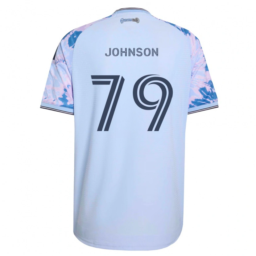 Danxen Dámské Darius Johnson #79 Královsky Modrá Bílá Černá Daleko Hráčské Dresy 2026/27 Dres