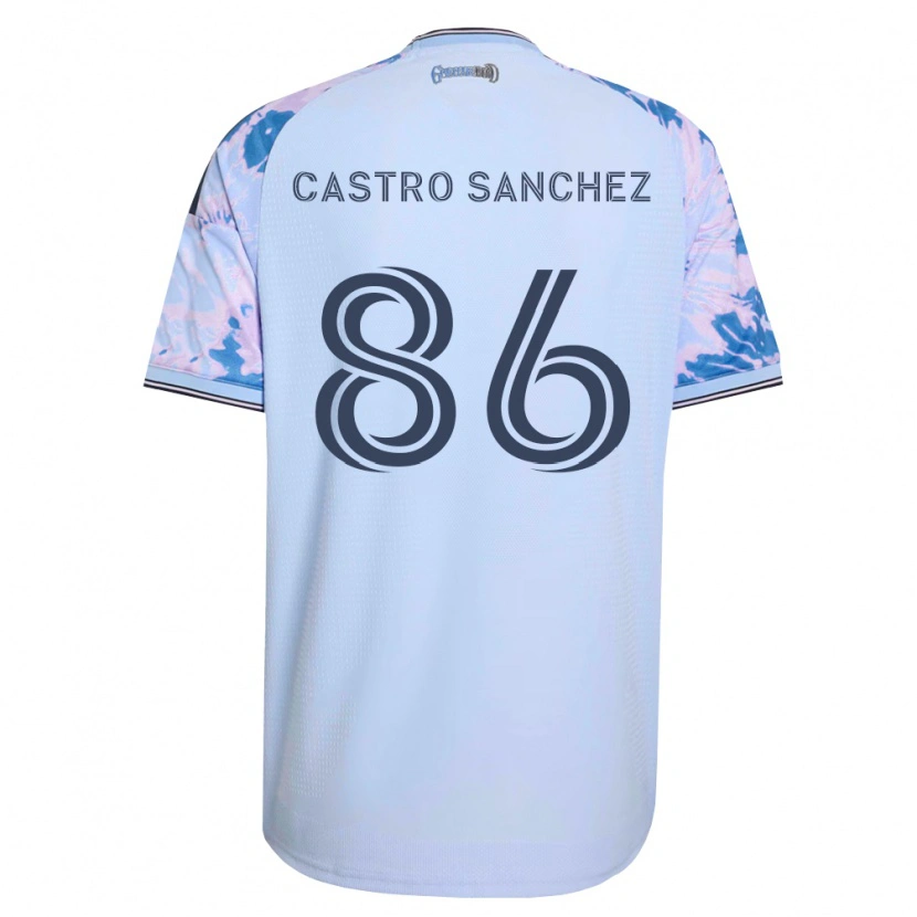 Danxen Dámské Andy Castro Sanchez #86 Královsky Modrá Bílá Černá Daleko Hráčské Dresy 2026/27 Dres