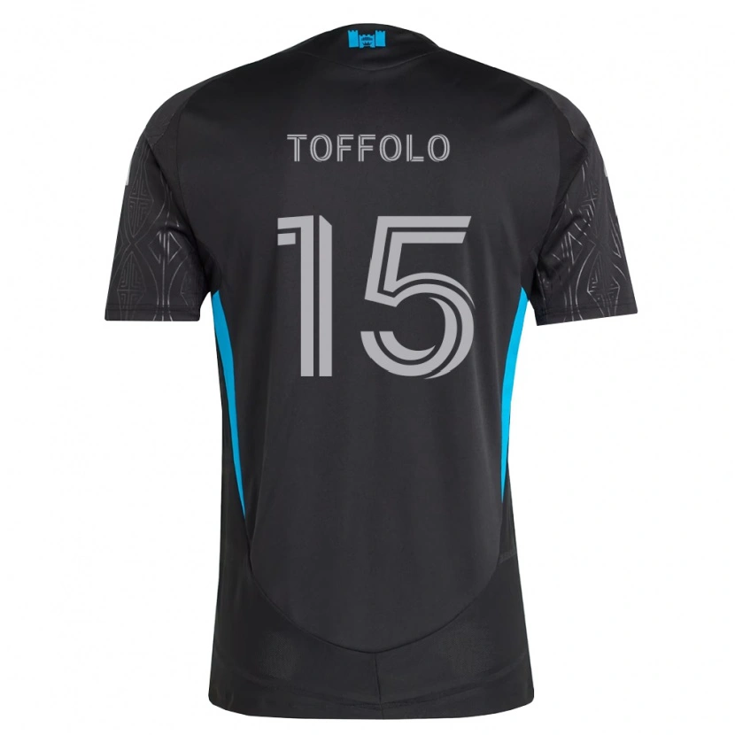 Danxen Dámské Harry Toffolo #15 Černá Bílá Nebesky Modrá Daleko Hráčské Dresy 2026/27 Dres
