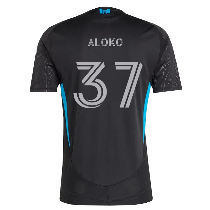 Danxen Dámské Rodolfo Aloko #37 Černá Bílá Nebesky Modrá Daleko Hráčské Dresy 2026/27 Dres