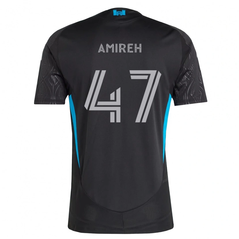 Danxen Dámské Adam Amireh #47 Černá Bílá Nebesky Modrá Daleko Hráčské Dresy 2026/27 Dres