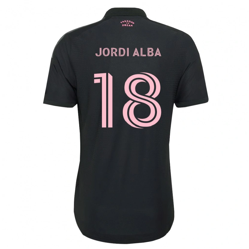 Danxen Dámské Jordi Alba #18 Růžová Černá Bílá Daleko Hráčské Dresy 2026/27 Dres